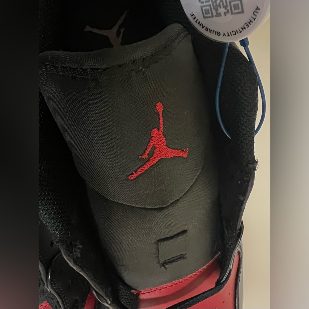 Jordan 1 Bred Toe 2.0, Black, White, and Red, Size 14, New - Picture 14 of 14